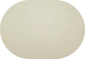 Daff Leatherixx Dumbo Placemat - Leer - Ovaal - 34 x 42 cm - Grigio