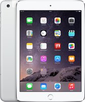 Apple iPad Mini 3 - 64GB - Wi-Fi + Cellular - Zilver