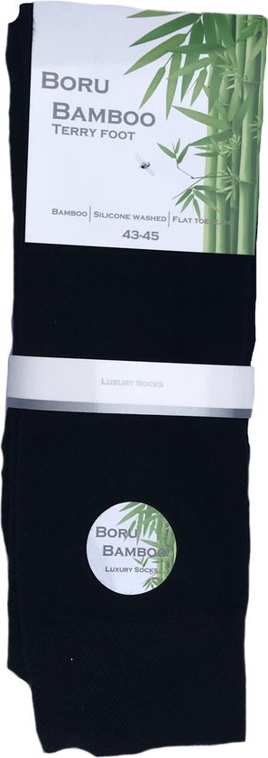 Boru Bamboo terry foot sokken - 3-pack