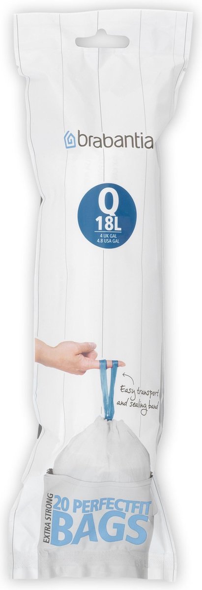 Stock Bureau - BRABANTIA Rouleau 20 Sacs poubelle PerfectFit pour Bo Touch  Bin code J, 20-25 litres