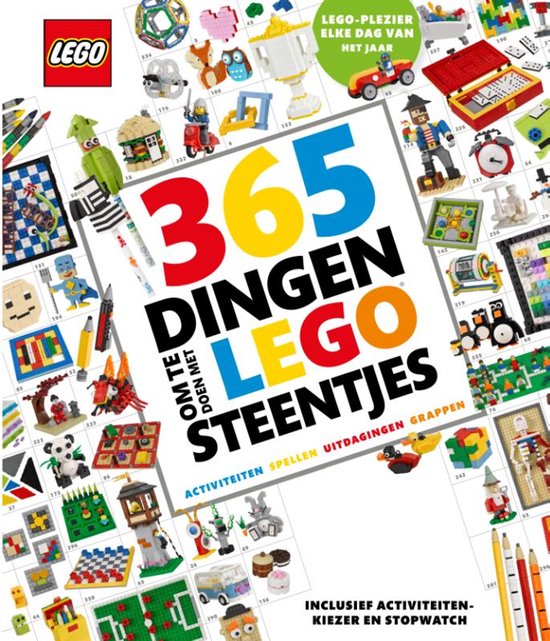 365 dingen om te doen met Lego steentjes - cover