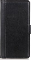 Shop4 - Samsung Galaxy A10 Hoesje - Wallet Case Grain Zwart