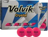 Volvik - Crystal golfbal - 12 pack - roze