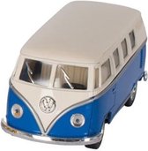 Volkswagen Classic Bus Blauw / Wit(1962) 13 Cm