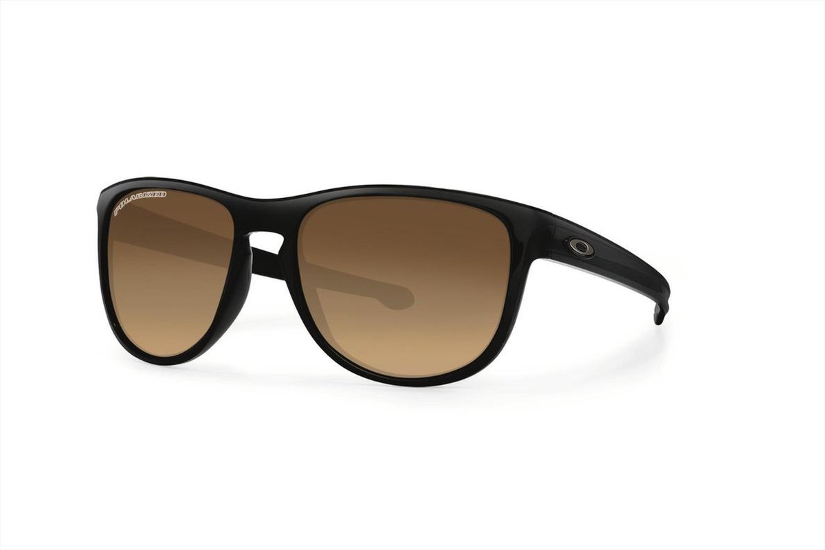 Oakley Sliver R - Zonnebril - Polarized - Matte Black / Brown Gradient