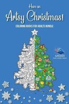 Have an Artsy Christmas! Coloring Books for Adults Bundle