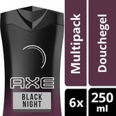 Axe Black Night Douchegel - 6 x 250ml - Voordeelverpakking