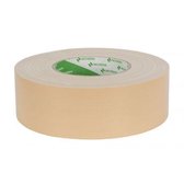 Nichiban® Duct Tape 50mm breed x 50mtr lang - Beige - 1 rol - Met de Hand Scheurbaar - Podiumtape - Gaffa Tape - Japanse Topkwaliteit -(021.0186)