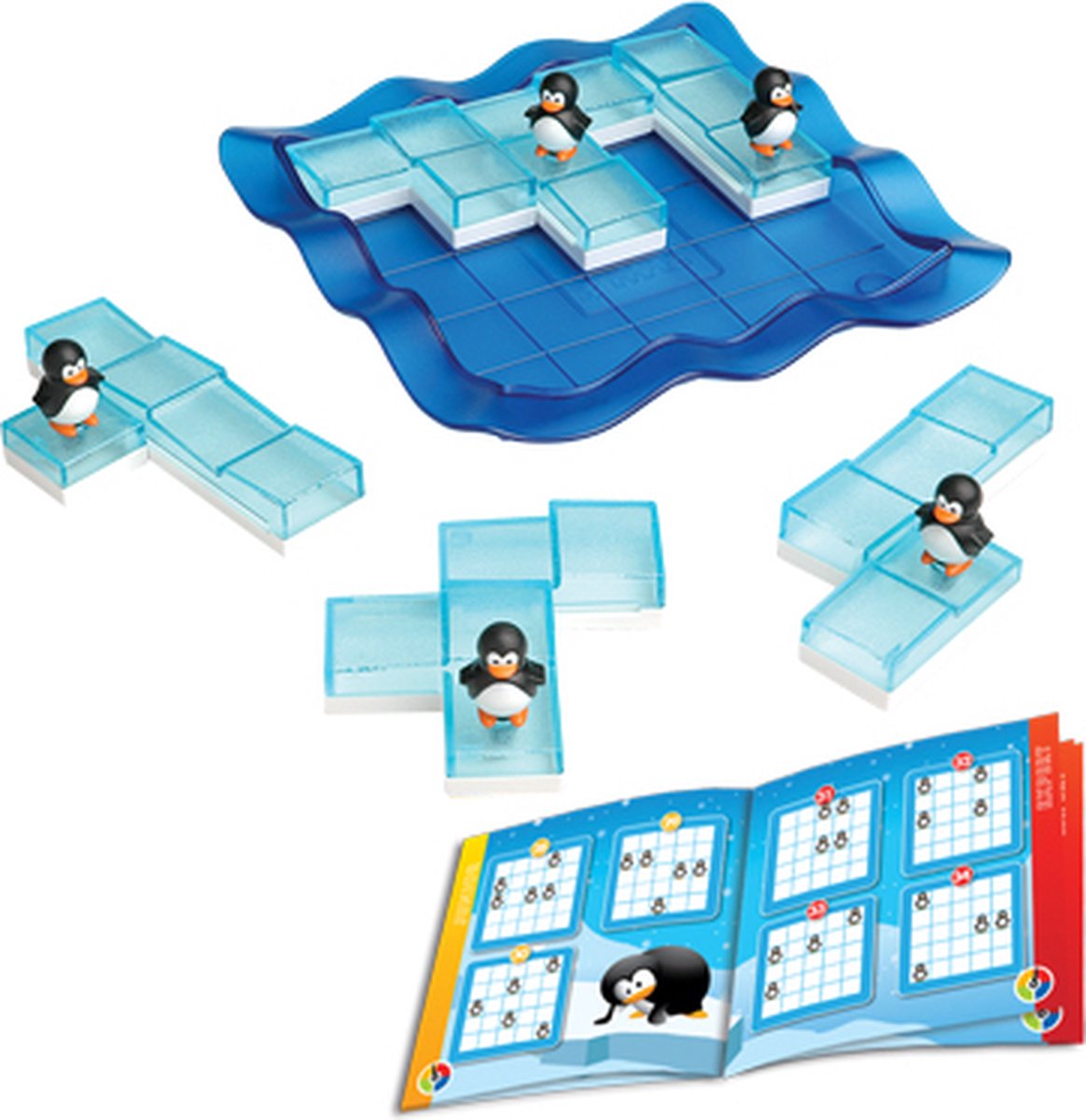 SmartGames Penguins on Ice: vervormbare pentomino-puzzel met 100 opdrachten thumbnail 8