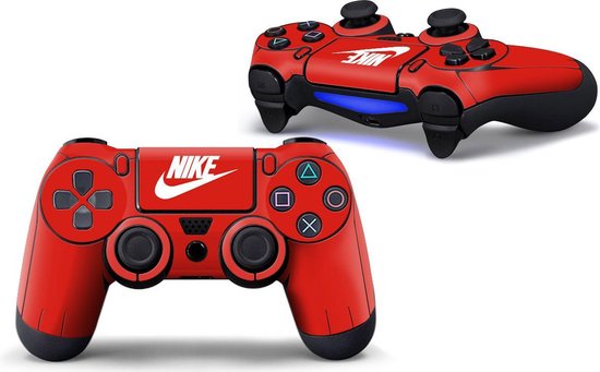 kromme Klusjesman Rijk Ps4 controller Skin Nike Playstation 4 controller Sticker 2 stuks + 2x  Lightbar Sticker | bol.com