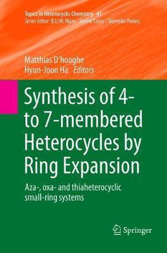 Topics in Heterocyclic Chemistry41- Synthesis of 4- to 7-mem ... - cover