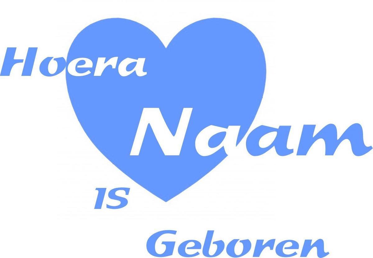 Goedkoopste geboorte raam sticker 002 40 cm - 60 cm