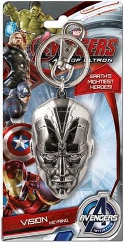 Avengers - Vision Pewter Keychain