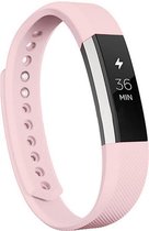 KELERINO. Siliconen bandje voor Fitbit Alta - Licht Roze - Large