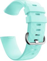 HappyWatch Siliconen bandje - Fitbit Charge 3 - turquoise - Small