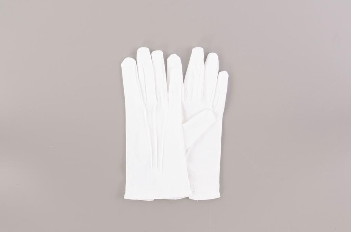 Dunne handschoenen - Witte handschoenen - Witte luxe handschoenen - Katoenen  handschoenen | bol.com