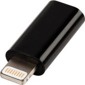 Valueline USB Micro B female - Lightning male verloopstukje adapter