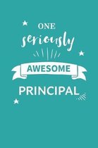 Awesome Principal Notebook Blank Lined Gift Journal