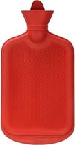Warmwater kruik rood 2 liter - warmwaterkruik
