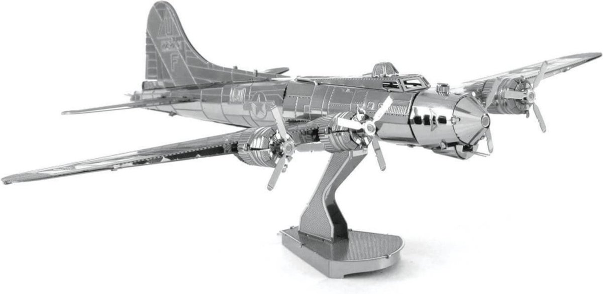 Metal Earth Modelbouw 3D B17 Flying Fortress - Metaal