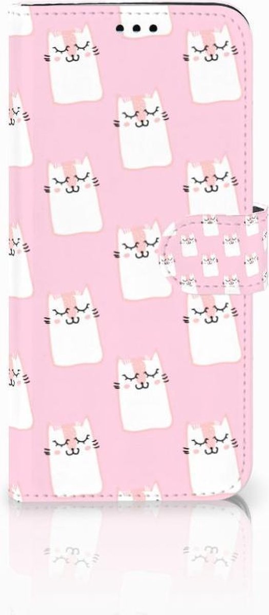 Samsung Galaxy S9 Plus Telefoonhoesje met Pasjes Sleeping Cats