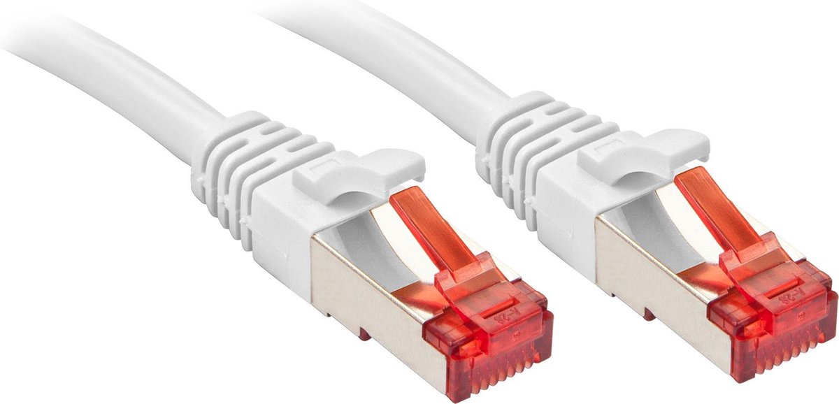 LINDY 47794 RJ45 Netwerkkabel, patchkabel CAT 6 S/FTP 2.00 m Wit Snagless 1 stuk(s)