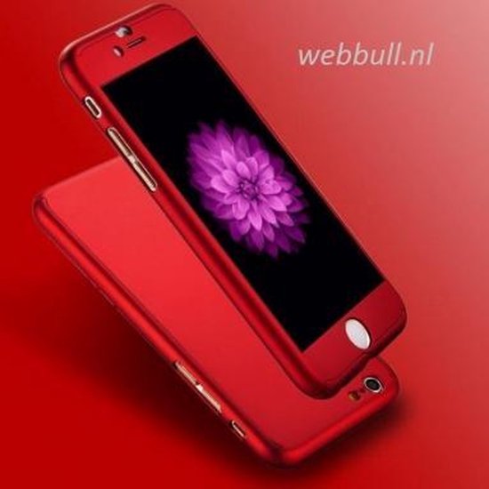 nicht Controle Wierook iPhone 7 360 Graden Hoesje (Rood) | bol.com