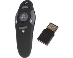 Draadloze USB Presenter Met Pointer - Zwart