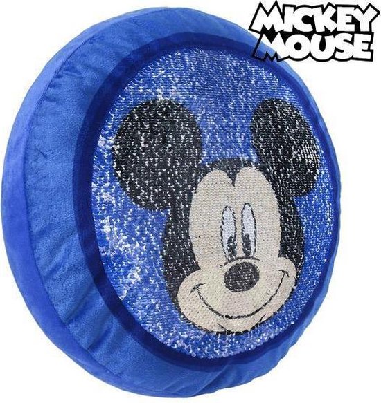 Magisch Zeemeermin Kussen met Pailletten Mickey Mouse 19773