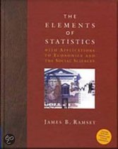 The Elements of Statistics with Applications to Economics and the Social Sciences