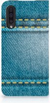 Book Cover Geschikt voor Samsung Galaxy A50 Standcase Hoesje Design Jeans