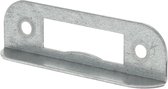 Nemef Hoeksluitplaat - afgerond - 80 x 24 x 12 mm (LxBxH/B+LIP) - staal verzinkt - HP1256