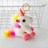 Unicorn sleutelhanger wit - unicorn speelgoed - unicorn cadeau - speelgoed cadeau - verjaardagscadeau kind