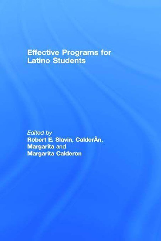 Effective Programs for Latino Students - cover