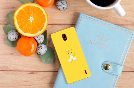 Coque pour Nokia 1 Plus Housse TPU Silicone Etui Leopard Bébé