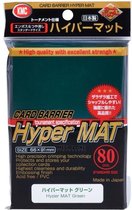 KMC Hyper MAT Green Standaard Maat Card Sleeves (80 hoesjes)