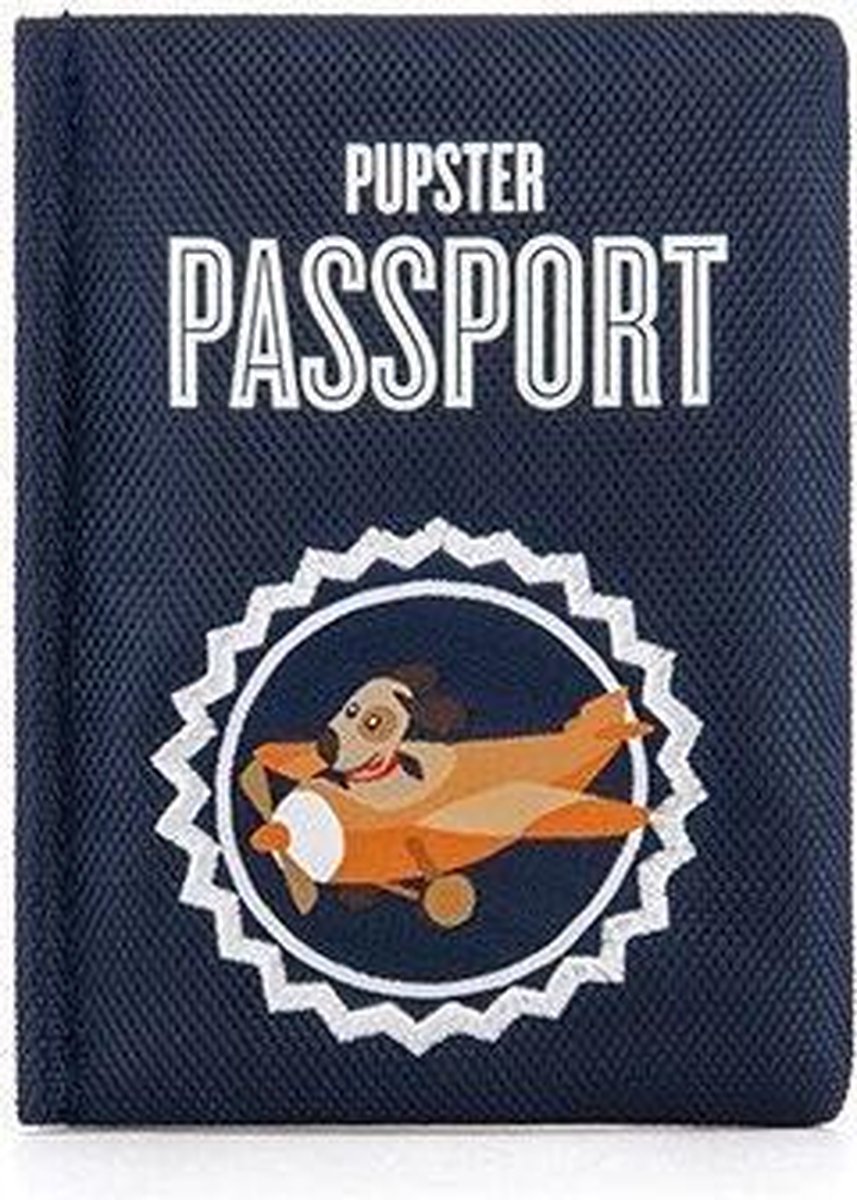 P.L.A.Y. Pet Globetrotter Pluche - Paspoort
