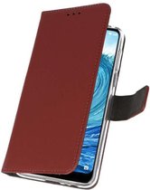 Booktype Telefoonhoesjes - Bookcase Hoesje - Wallet Case -  Geschikt voor Nokia X5 5.1 Plus - Bruin