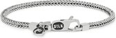 SILK Jewellery - Zilveren Armband - Chevron - 150.17 - Maat 17