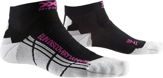 Chaussettes X-Socks Run Discovery Femme - Noir / Blanc - 37-38