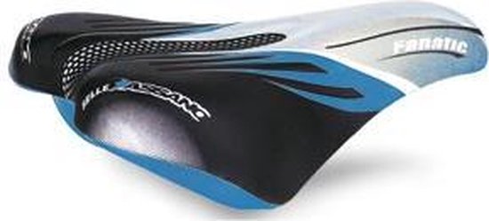 Selle Bassano Fanatic - Fietszadel - Zwart/Blauw | bol.com