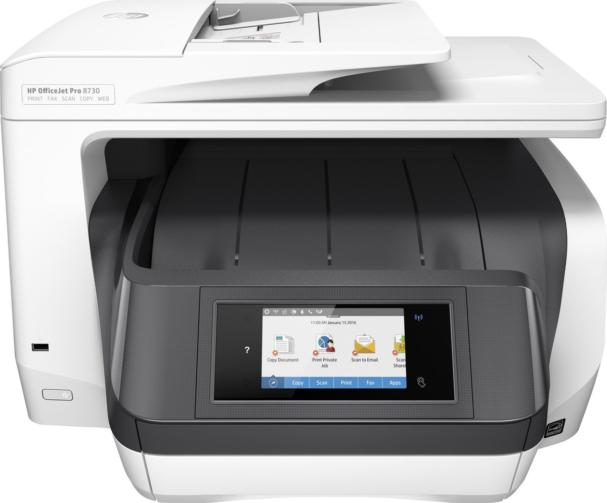 Hp officejet pro 8730 как подключить к интернету