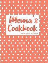 Mema's Cookbook Peach Polka Dot Edition