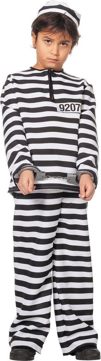 Boeven kleding kind + pet - Maat 128