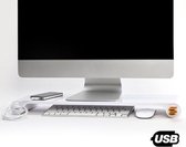 Laptopstandaard  -  Desktopstandaard - Laptoptafel  met 4 usb poorten