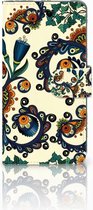 Smartphone Hoesje Huawei P20 Book Case Design Barok Flower