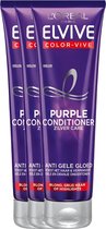 L’Oréal Paris Elvive Color-vive Purple Conditioner - 3 x 150ml