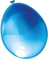 Ballonnen parel blauw (30cm, 50st)