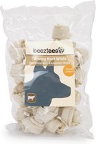 Beeztees - Snacks kauwknoop - Wit 12 cm x 7 cm