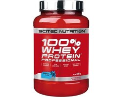 Scitec Nutrition - 100% Whey Protein Professional - With Extra Key Aminos and Digestive Enzymes - 920 g - Vanilla - Vanille